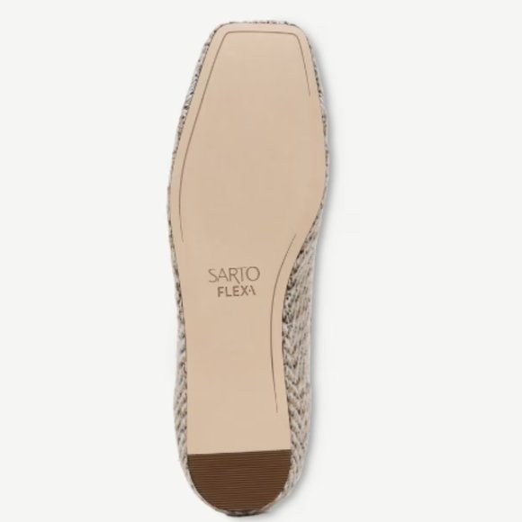 SARTO by Franco Sarto Flexa Amaya 3 Ballet Flats in Black Multi Tweed 252 - Picture 4 of 7